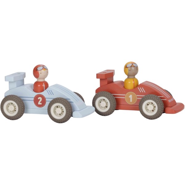Little Dutch Pullback Racewagens Met Pegdoll Fsc | Little Dutch