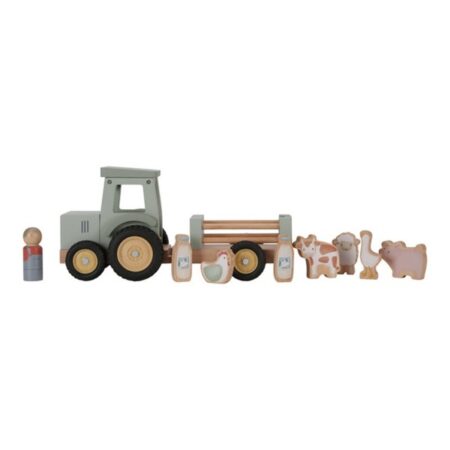 Little Farm Tractor Met Trailer | Little Dutch
