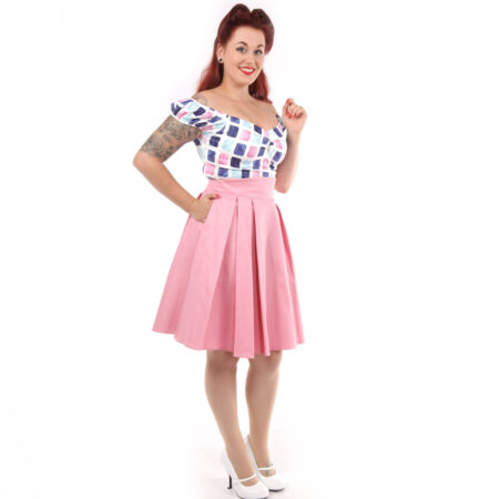 Little Jun Swing Skirt Pale Pink-XS | 48% korting | Laura Byrnes