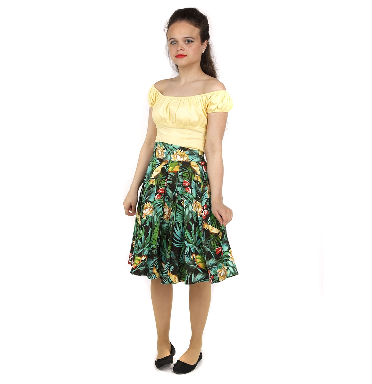 Little Jun Swing Skirt Parrot-XS | 32% korting | Laura Byrnes