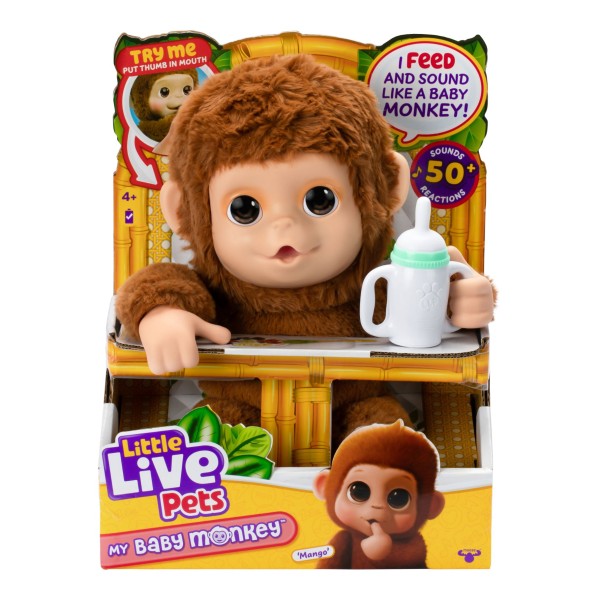 Little Live Pets Mijn Baby Aap Interactief | Moose