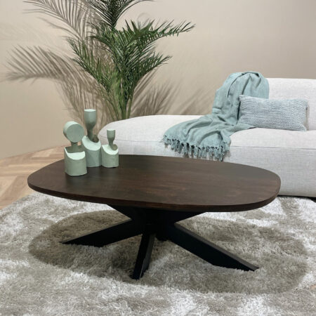 Livingfurn Deens ovale Salontafel 'Jesper' 120 x 75cm