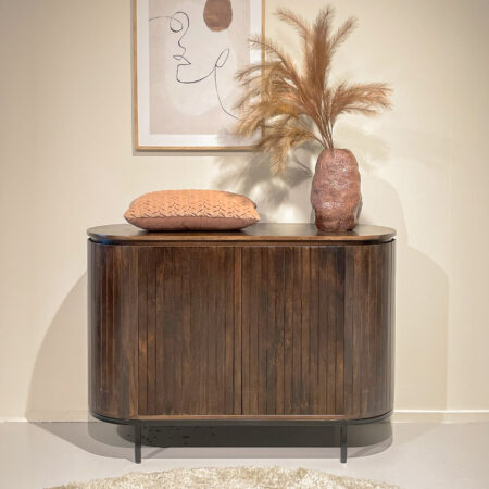Livingfurn Smal Dressoir 'Noor' Mangohout
