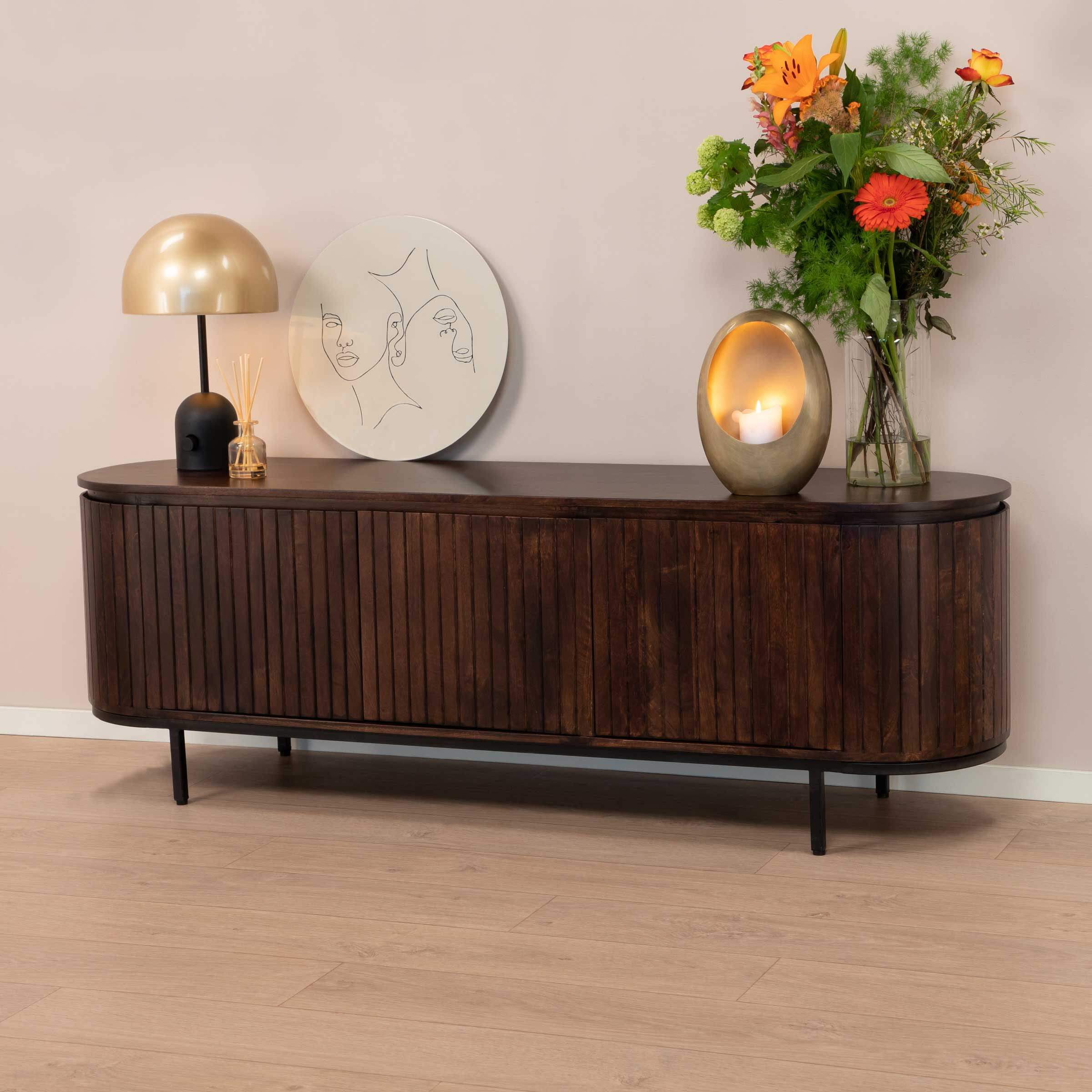 Livingfurn TV-meubel 'Noor' Mangohout