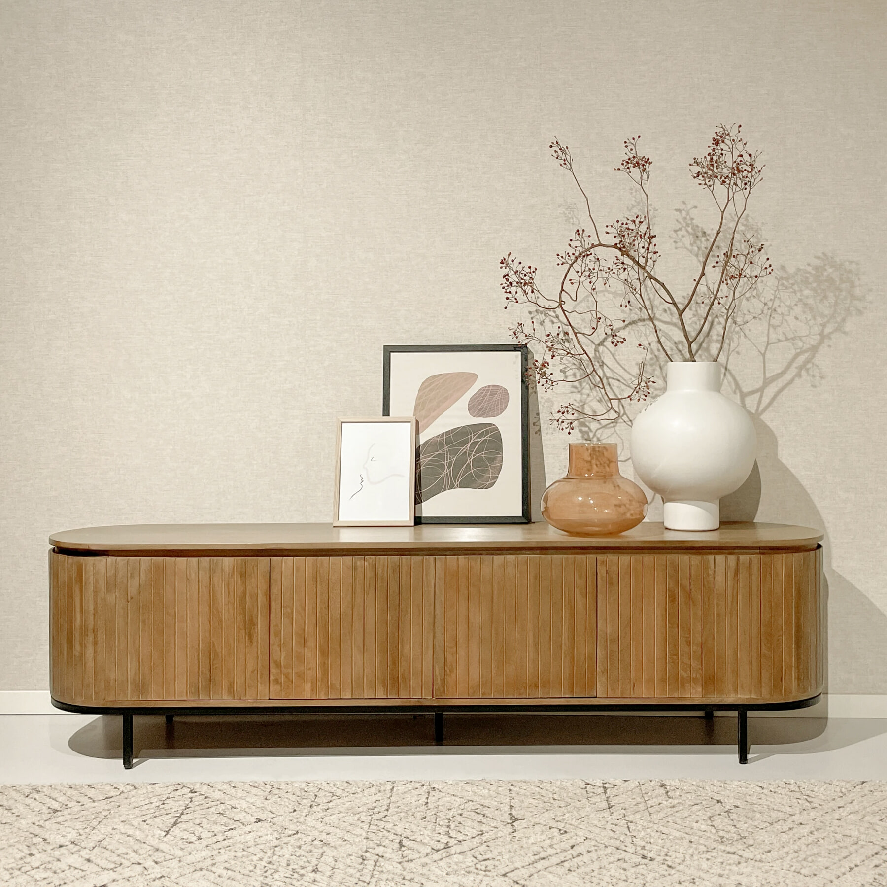 Livingfurn TV-meubel 'Noor' Mangohout