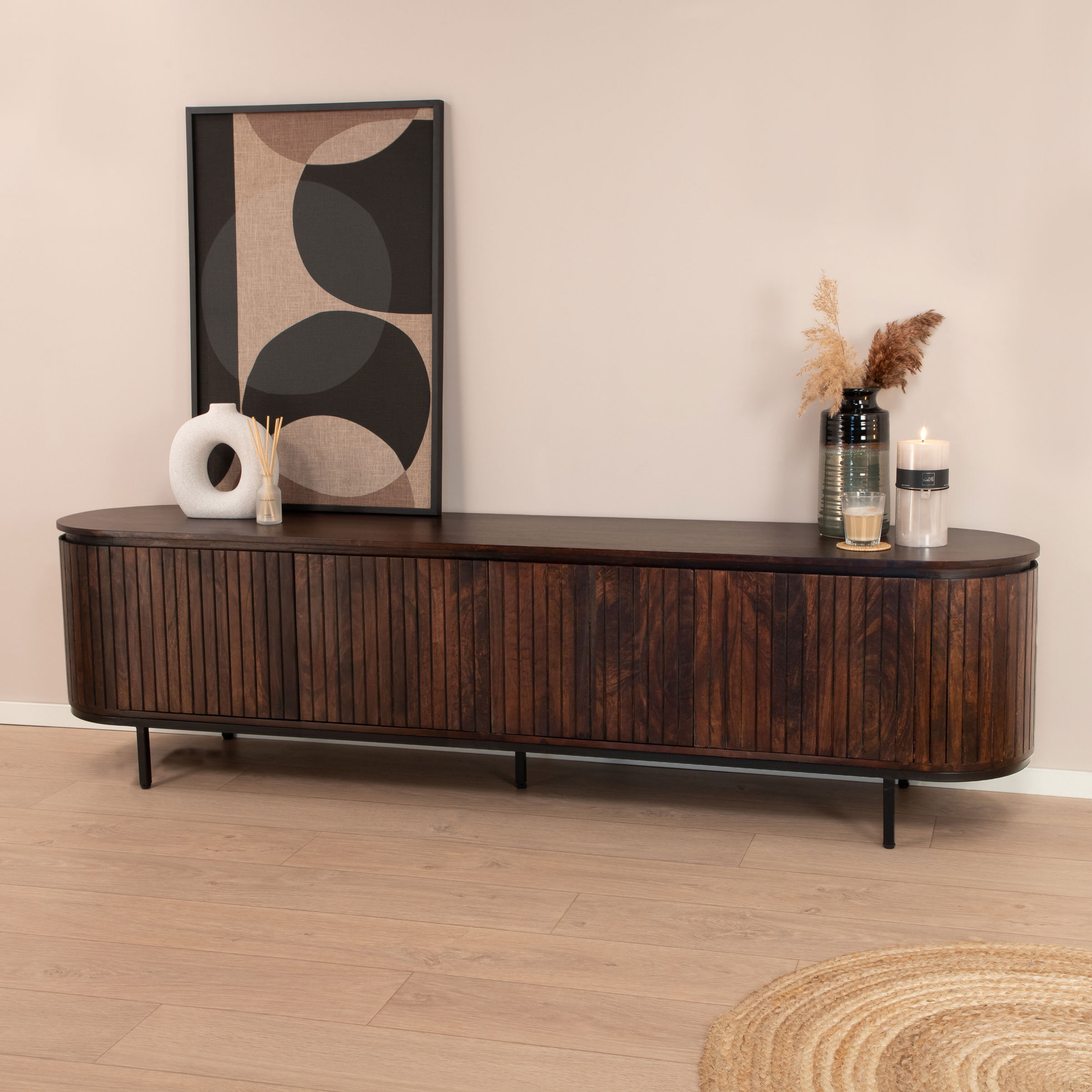 Livingfurn TV-meubel 'Noor' Mangohout