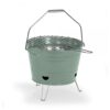 Livoo - Draagbare Houtskool Barbecue Groen | Fiftiesstore