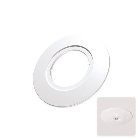 Locus - Afdekring wit - Aluminium | HOFTRONIC