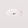 Locus - LED Inbouwspot Noodverlichting Wit - 2 Watt 300 Lumen - Verwisselbare Lens - IP20 voor binnen - 3 uur noodaccu (3300mAh) - 6500K daglicht wit - Autotest functie | HOFTRONIC