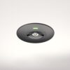 Locus - LED Inbouwspot Noodverlichting Zwart - 2 Watt 300 Lumen - Verwisselbare Lens - IP20 voor binnen - 3 uur noodaccu (3300mAh) - 6500K daglicht wit - Autotest functie | HOFTRONIC