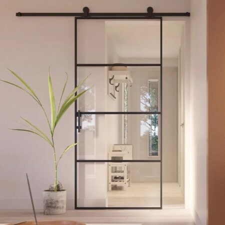 Loftdeur Industriële Slimline schuifdeur met slank elegant frame | Loftdeur