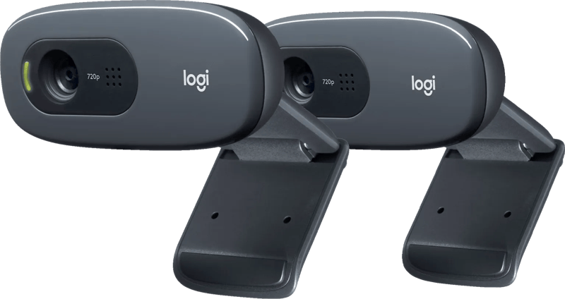 Logitech C270 HD-Webcam Duo Pack