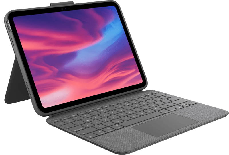 Logitech Combo Touch Apple iPad (2025/2022) Toetsenbord Hoes QWERTY