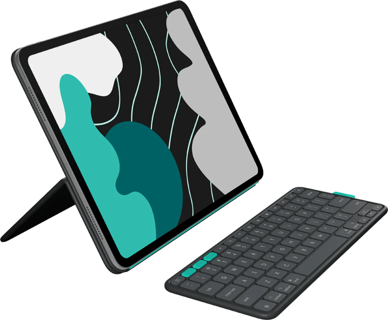 Logitech Flip Folio iPad Pro (2024) / iPad Air (2026/2025) 13 inch Toetsenbord Hoes QWERTY