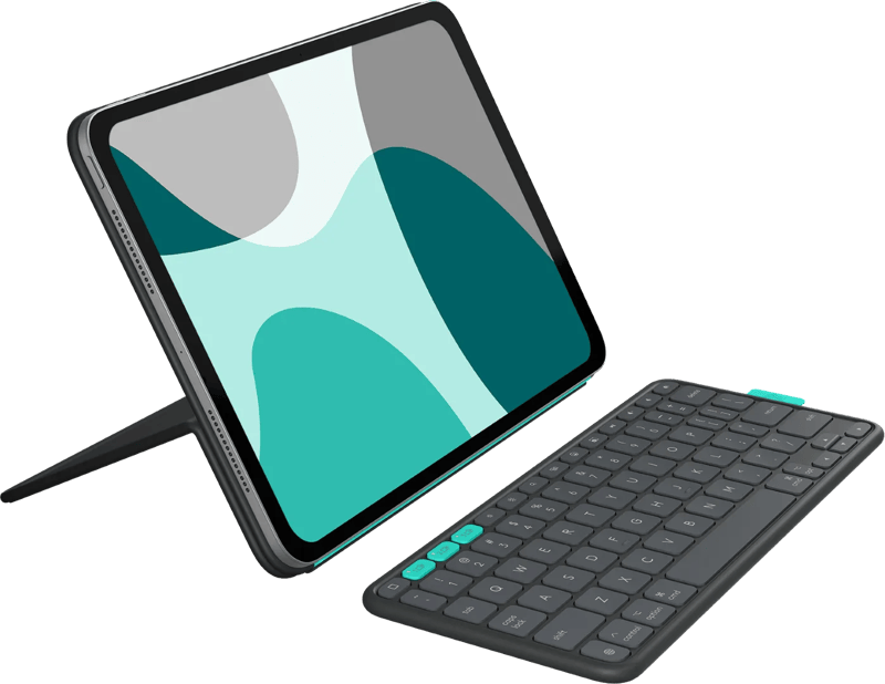 Logitech Flip Folio iPad Pro (2025) / iPad Air (2026) 11 inch Toetsenbord Hoes QWERTY