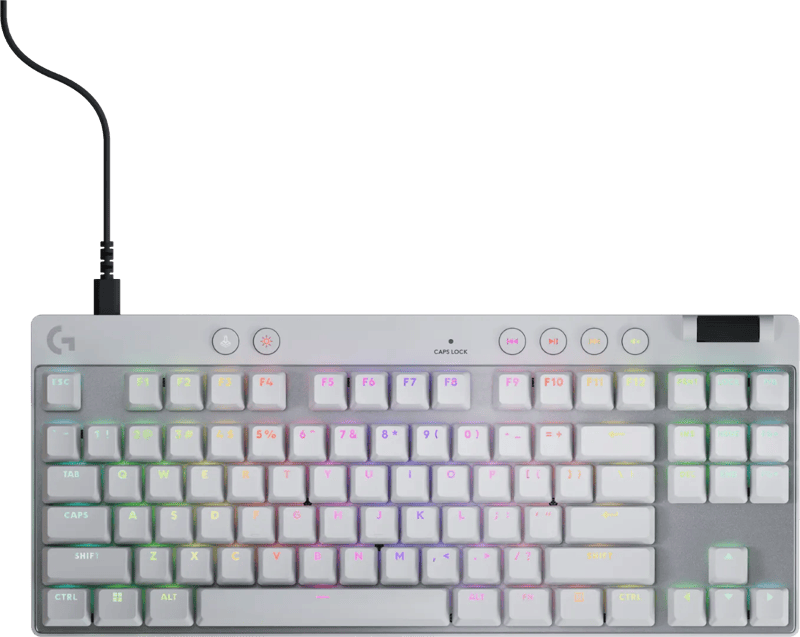 Logitech G Pro X TKL Rapid Gaming Toetsenbord Wit Qwerty