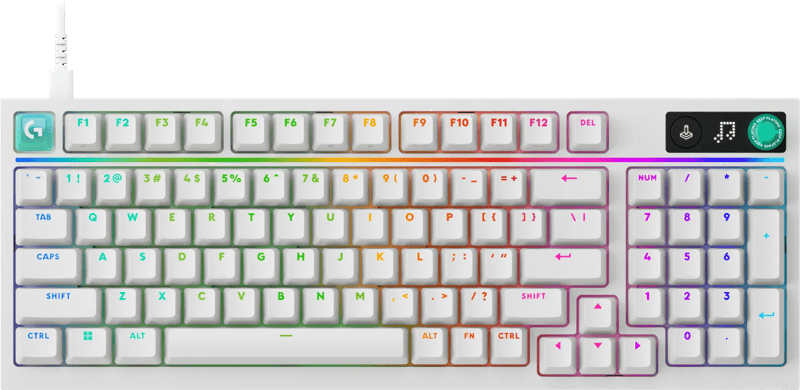 Logitech G316 X 98 Bedrade Gaming Toetsenbord Qwerty Wit