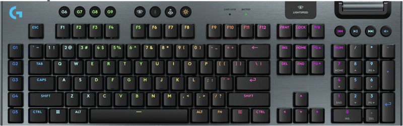 Logitech G915 X Lightspeed Wireless Gaming Toetsenbord Zwart Qwerty