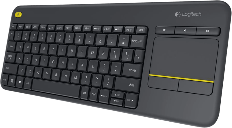 Logitech K400 Plus Wireless Touch Zwart QWERTY