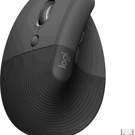 Logitech Lift Verticale Ergonomische Muis Linkshandig Zwart