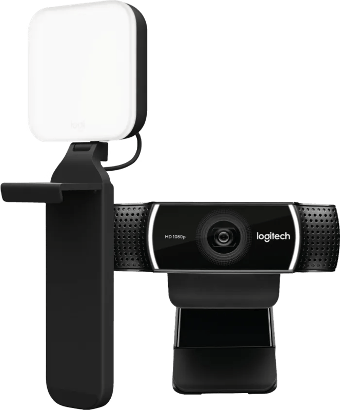 Logitech Litra Glow Streaming Lamp + C922 Pro Stream