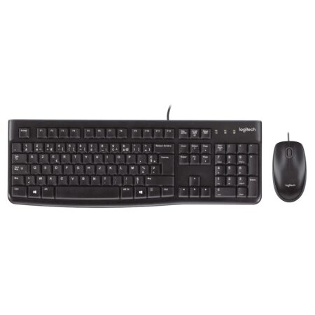 Logitech MK120 Toetsenbord en Muis QWERTY Toetsenbord Zwart | Logitech