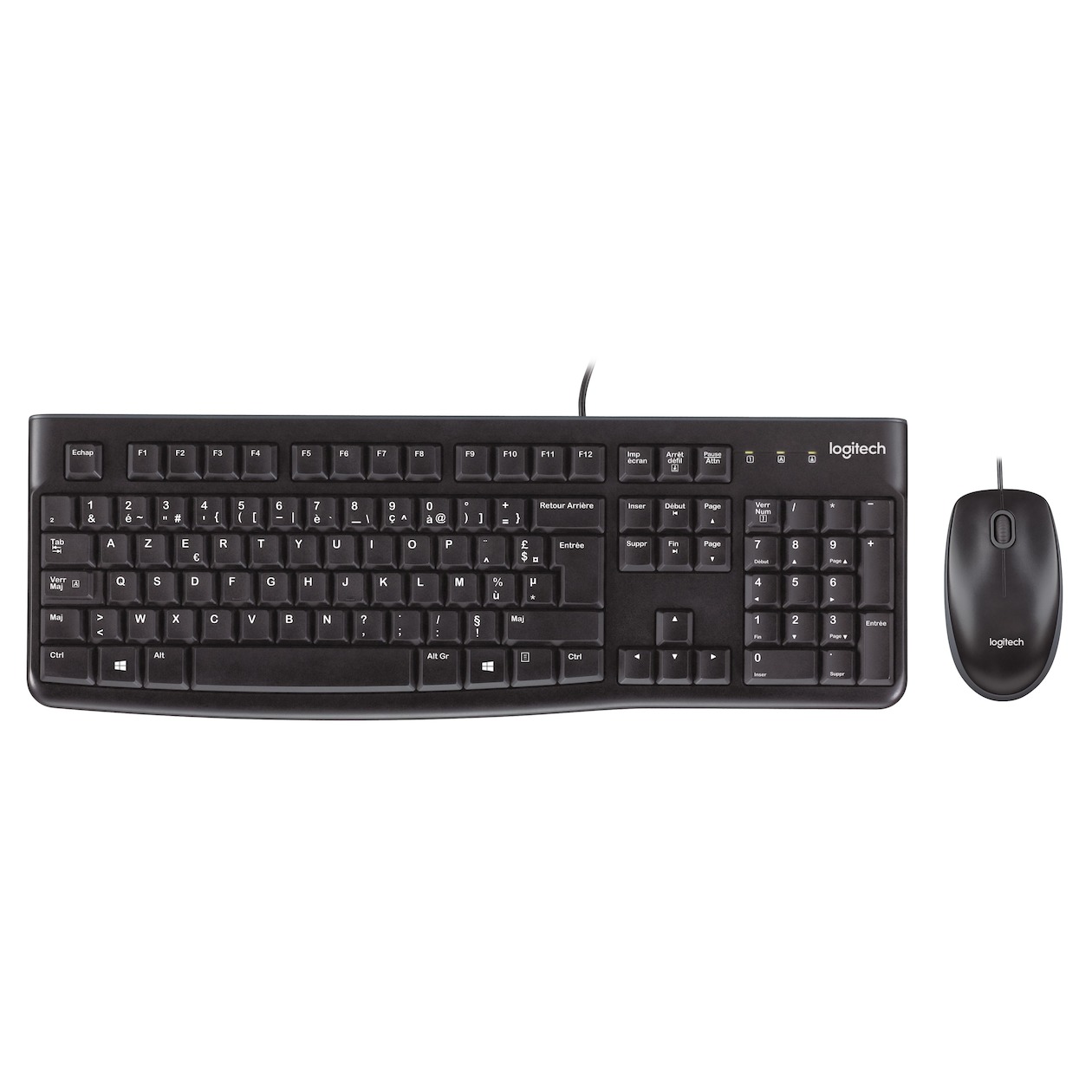 Logitech MK120 Toetsenbord en Muis QWERTY Toetsenbord Zwart | Logitech
