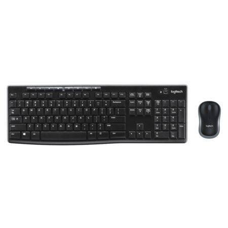 Logitech MK270 Draadloos Toetsenbord en Muis QWERTY Toetsenbord Zwart | Logitech