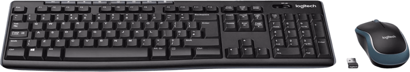 Logitech MK270 Draadloos Toetsenbord en Muis QWERTY