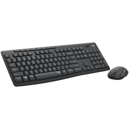 Logitech MK295 Silent Draadloze Toetsenbord en Muis QWERTY Toetsenbord Zwart | Logitech