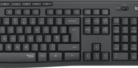 Logitech MK295 Silent Draadloze Toetsenbord en Muis Zwart QWERTY