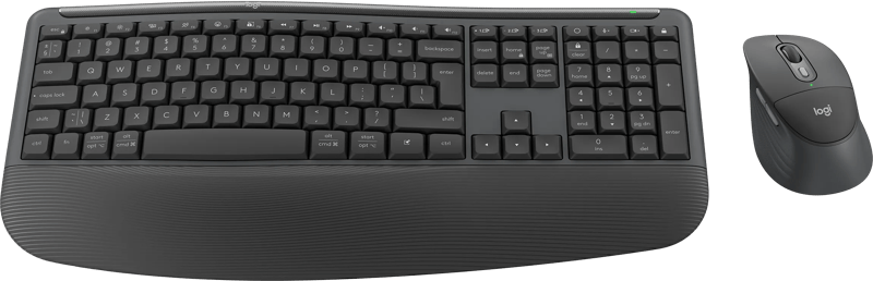 Logitech MK880 Signature Comfort Plus Draadloze Toetsenbord en Muis Combo Graphite QWERTY