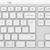 Logitech MK950 Signature Slim Draadloze Toetsenbord en Muis Combo Qwerty Wit
