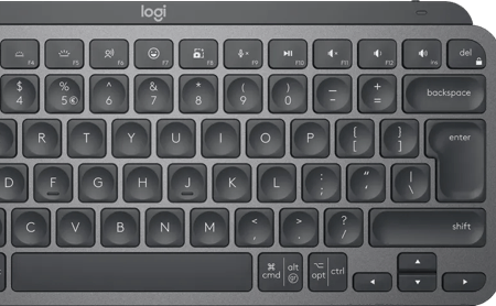 Logitech MX Keys Mini Draadloos Qwerty Grafiet + Logitech MX Anywhere 3S Compact Zwart