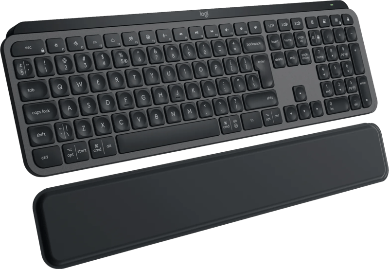 Logitech MX Keys S Plus Toetsenbord met polssteun Qwerty
