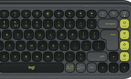 Logitech Pop Icon Combo toetsenbord en muis set Grafiet