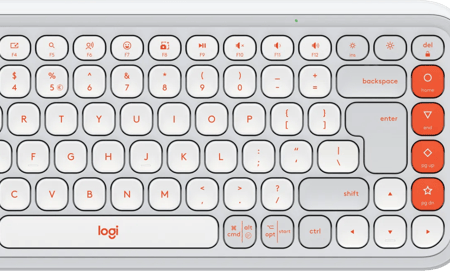 Logitech Pop Icon Combo toetsenbord en muis set Wit
