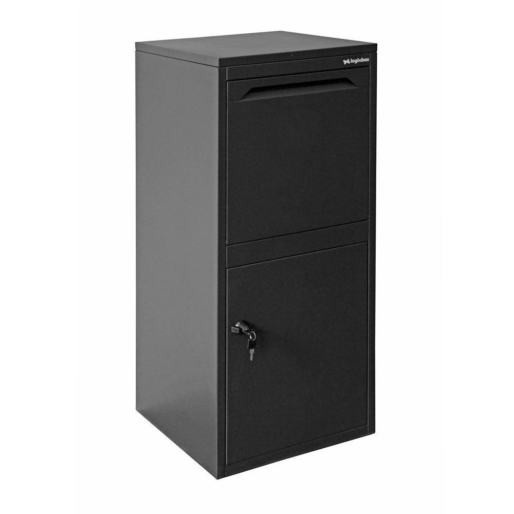 Logixbox Frontbox DeLuxe Uni pakketbrievenbus - grijs | Logixbox