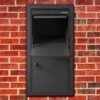 Logixbox Frontbox Uni Inbouw pakketbrievenbus incl. frame - grijs | Logixbox