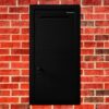 Logixbox Frontbox Uni Inbouw pakketbrievenbus incl. frame - zwart | Logixbox