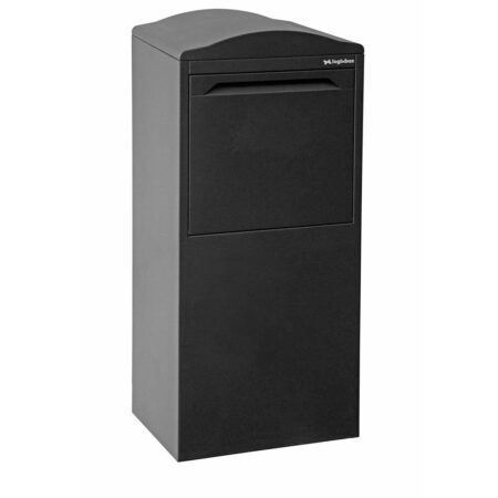Logixbox Frontbox Uni pakketbrievenbus achteruitname - grijs | Logixbox