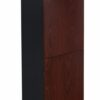 Logixbox Trendybox-Wood pakketbrievenbus achteruitname - zwart | Logixbox