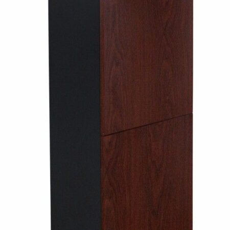 Logixbox Trendybox-Wood pakketbrievenbus achteruitname - zwart | Logixbox