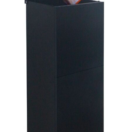 Logixbox Trendybox pakketbrievenbus achteruitname - zwart | Logixbox