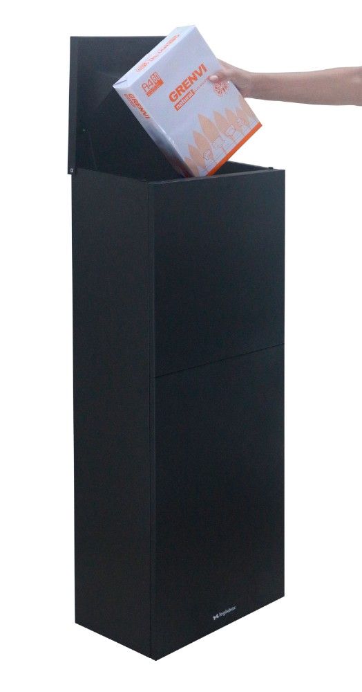 Logixbox Trendybox pakketbrievenbus achteruitname - zwart | Logixbox