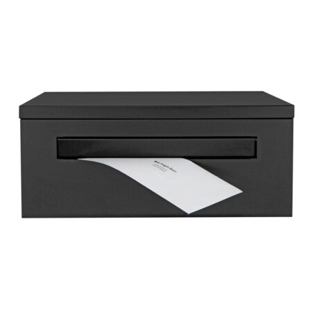 Logixbox brievenbusdeel voor Logixbox Frontbox pakketbrievenbus achteruitname staal - grijs | Logixbox