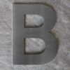 Logixbox zelfklevende huisletter Bold 75mm. - RVS | Logixbox
