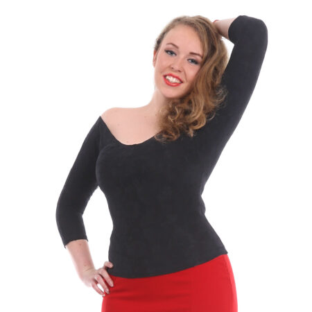 Lolita Top Black Lace-S | 32% korting | Fiftiesstore
