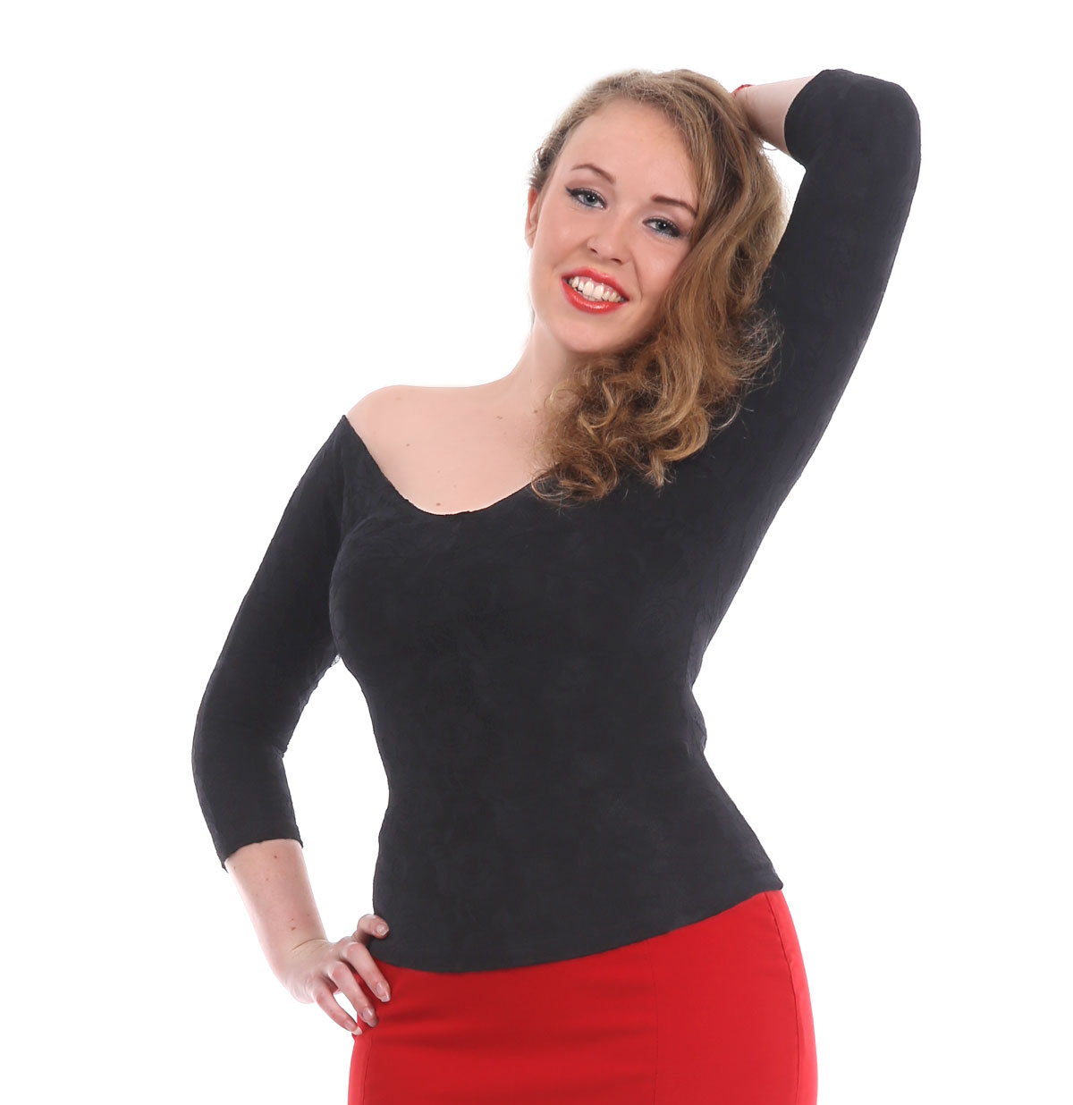 Lolita Top Black Lace-S | 32% korting | Fiftiesstore
