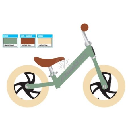 Loopfiets Groen 12 inch Xqmax |